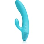 Pico Bong Kaya Rabbit vibrator med klitorisstimulator Blue 19,5 cm