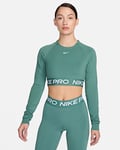 Nike Pro 365 Women's Dri-FIT Cropped Long-Sleeve Top (Plus Size)