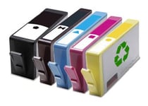 Moreinks - 5 Cartouche d'encre Compatibles cyan / magenta / jaune / noir / photo noir pour imprimante HP Photosmart B8550