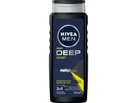 Nivea Men 3-In-1 Deep Sport Shower Gel 500 Ml