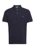 Short Sleeves T-Shirt Tops Polos Short-sleeved Navy United Colors Of Benetton