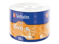 Verbatim DataLife - 50 x DVD-R - 4.7 GB (120 min) 16x - matt silver - spindel