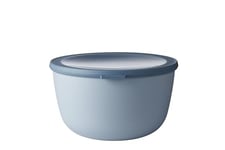 Mepal - Bol multi-usage Cirqula - Nordic blue - capacité 3000 ml - couvercle amovible - incassable - étanche – stockage au congélateur, stockage à froid – passe au lave-vaisselle
