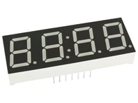 LED display 7-segment 14.22mm 4 siffror CC grön