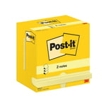 Notisar Post-it Z-Notes Gul 76x127mm 100 Blad