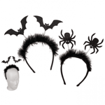 Halloween Spindel fladdermus diadem, olika motiv