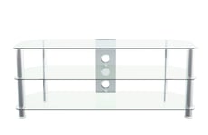 AVF Up To 65 Inch Glass TV Stand - Clear