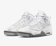 NIKE AIR JORDAN DUB ZERO SIZE UK 9 EUR 44 (311046 107) WHITE / COOL GREY