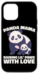 iPhone 13 Panda Mama Raising Lil Paws With Love Cute Mom Bear And Cub Case