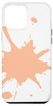 Coque pour iPhone 13 Pro Max Couleur de l'année 2024 - Motif d'éclaboussures de pêche