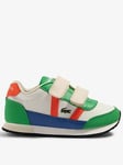 Lacoste Partner 223 1 Strap Trainer, Multi, Size 5 Younger