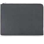 Holdit PU Läder Laptopfodral 14" (32,5 x 22.7 x 1.7 cm) - Svart