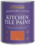 Rust-Oleum Satin Kitchen Tile Paint 750ml - Tiger Tea