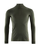 Aclima WarmWool MockNeck w/zip M's Olive Night XXL