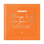 Activity Scratch Cards Things To Do Before You're 40 52 Bucket List Scratchoff