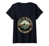 Womens Born To Wander Americas National Parks V-Neck T-Shirt