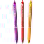 Pilot FriXion Clicker 0.7 New colours 3-pack