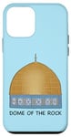 Coque pour iPhone 12 mini Dôme doré du Dôme du Rocher, Mont du Temple Jérusalem dessin
