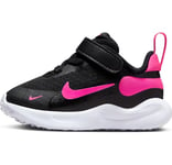 Nike Boys Revolution 7 Sneaker, Black Hyper Pink White, 3.5 UK