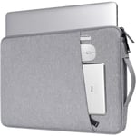 14 Tumsfodral, för HP 14 Laptop/HP Chromebook X360/ EliteBook 840/ Stream 14,Lenovo Yoga C940 C740/ IdeaPad 14 (Ljusgrå)