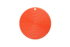 Le Creuset Silicone Pot Holder 20cm Mittens Trivet Orange Heat Cold resistant