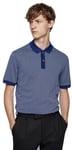 Hugo Boss Mans Polo T-Shirt Parley 131  Size Small Dark Blue