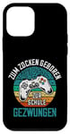 Coque pour iPhone 12 mini Pour jouer à l'école - Console Zocker Gamer
