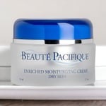 Enriched Moisturising Cream Beauté Pacifique Dry Skin Care Moisturiser 50ml Gift