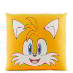 Sonic The Hedgehog Tails Face Square Cushion - 60x60cm