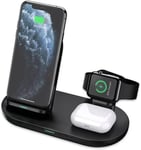 Aircore 3-in-1 Charging Stand iPhone, AirPods & Apple Watch - Sort