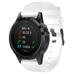 Silikonarmband Garmin Fenix 5/5 Plus Vit