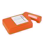 LogiLink '2,5 HDD Protection Box pour 1 Disque Dur – Disque Dur de boîtier de Protection – Bleu Orange