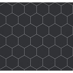 FIBO Kjøkkenpanel Fibo Black Hexagon Km71