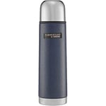 THERMOcafé by THERMOS Stainless Steel Flask, Hammertone Blue, 1 l