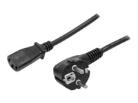 Startech.Com 3M (10Ft) Computer Power Cord, 18Awg, Eu Schuko To C13 Power Cord, 10A 250V, Black Replacement Ac Cord, Tv/Monitor Power Cable, Schuko Cee 7/7 To Iec 60320 C13 Power Cord - Pc Power Supply Cable (713E-3M-Power-Cord) - Strömkabel - Power