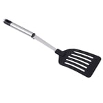#N/A Zoomne Stainless Steel Handle Nylon Spatula Fried Shovel Egg Fish Frying Pan Scoop Kitchen Tools