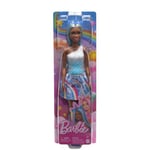 Barbie Poupées Licorne aux Cheveux colorés Fantaisie, aux Tenues avec Effet dégradé et aux Accessoires sur Le thème de la Licorne, HRR14