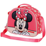 Disney Minnie Mouse Bobblehead-Sac à Goûter 3D, Rose
