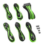 CableMod PRO ModMesh Extension Kit - Svart/Ljusgrön