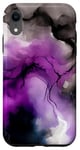 Coque pour iPhone XR Asexuality Pride Art Ink Marble | Drapeau de fierté en marbre asexué