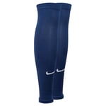 Nike Fotballstrømper Leg Sleeve Strike - Navy/Hvit unisex