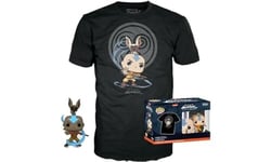 Funko Pop! & Tee: Avatar - Element Bending - (XL) - Avatar: the Last Airbender - T-Shirt - Clothes With Collectable Vinyl Figure - Gift Idea - Toys and Short Sleeve Top for Adults Unisex Men