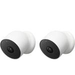Google Nest Cam Indoor/Outdoor  Wi Fi Battery Security Camera - Pack of 2