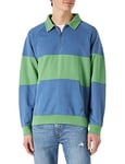 Levi's Men's 1/4 Zip Blocked Raglan Fleece Zip-up Sweatshirt, Polo Block Peppermint, S
