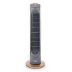 Tower 29" Tower Fan, Cavaletto, 45W, Grey & Rose Gold