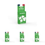 LA DUCALE Jeu de 32 Cartes - Jeu de belote, Manille, Poker Menteur, 19cm x 10cm x 1,5cm (Lot de 4)