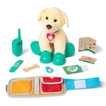 Melissa & Doug Let’s Explore™ Ranger Dog Plush with Search and Rescue Gear | Plush Toy | Hugging Toy | Pretend Play Toy for kids | 3 and Above | Gift for Boys or Girls