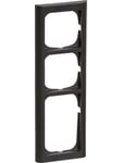 LK Fuga frame - softline 63 - 3.5 modules - charcoal grey