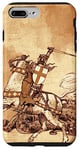 Coque pour iPhone 7 Plus/8 Plus Chevalier médiéval Dragon Slayer Renaissance Moyen Âge