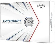 Premium Callaway Golf Supersoft Golf Balls 2021 Pack Of 12 Balls Fast Shipping
